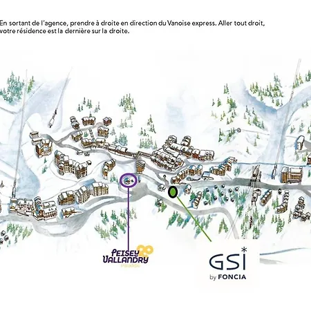 4 Pers, Balcon Sud, Proche Pistes - Plan - Fr-1-757-127